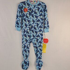 NWT Magnetic Me Necks Generation Modal Magnetic Footie Pajama 12-18M Dinosaur